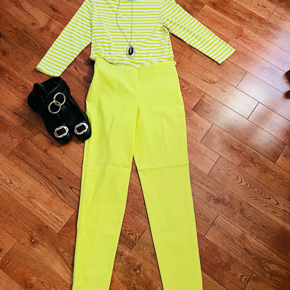 ***SOLD*** J. McLaughlin Catalina Cloth 3/4 Sleeve S Top - Picture 3 of 9